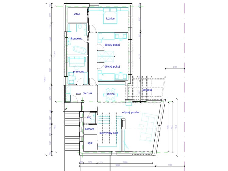 Prodej stavebního pozemku - 1000 m2, Praha 5 - Radotín